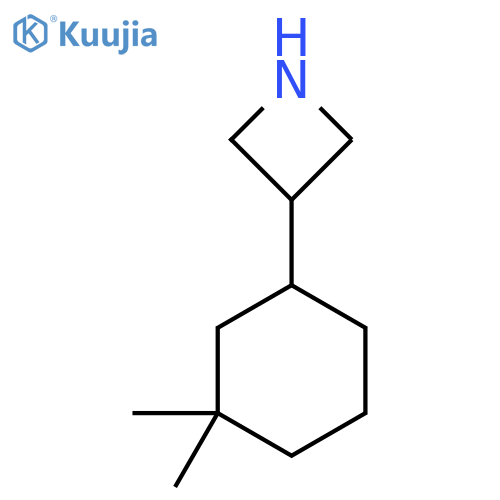 3-(3,3-dimethylcyclohexyl)azetidine structure