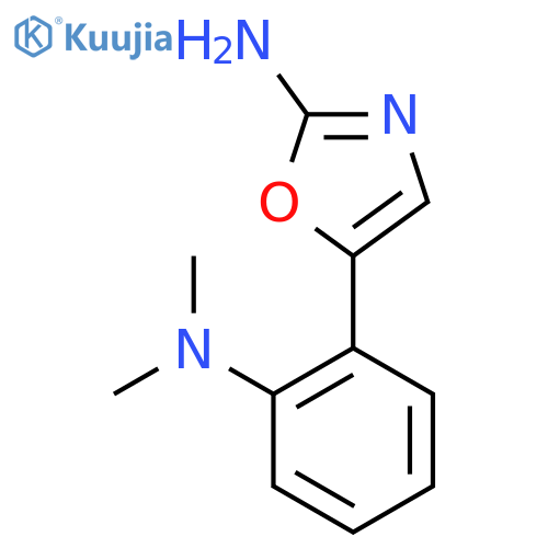 5-2-(dimethylamino)phenyl-1,3-oxazol-2-amine structure