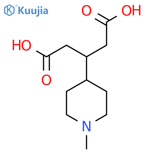 3-(1-methylpiperidin-4-yl)pentanedioic acid structure