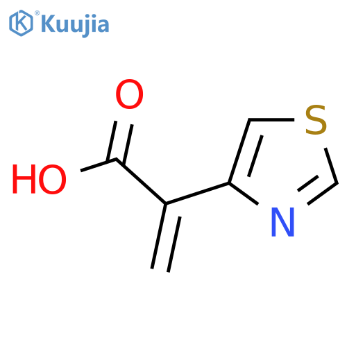 2-(1,3-thiazol-4-yl)prop-2-enoic acid structure