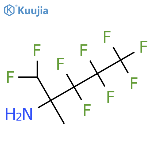 1,1,3,3,4,4,5,5,5-nonafluoro-2-methylpentan-2-amine structure