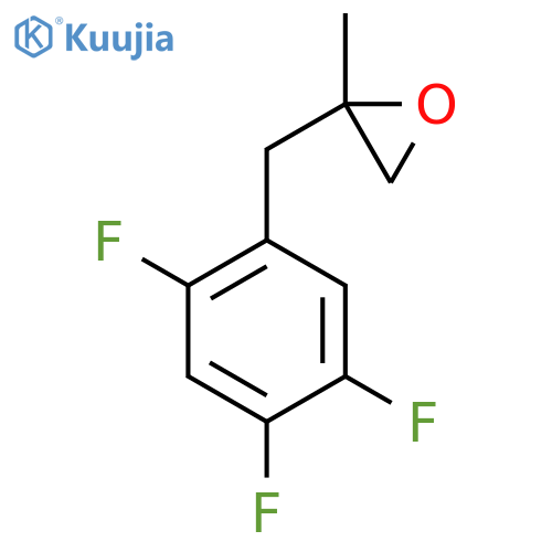 2-methyl-2-(2,4,5-trifluorophenyl)methyloxirane structure