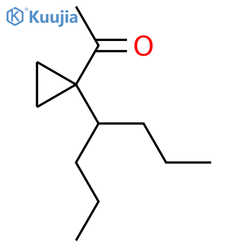 1-1-(heptan-4-yl)cyclopropylethan-1-one structure