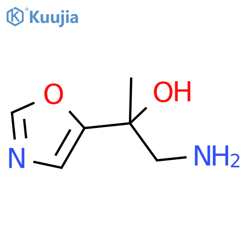 1-amino-2-(1,3-oxazol-5-yl)propan-2-ol structure