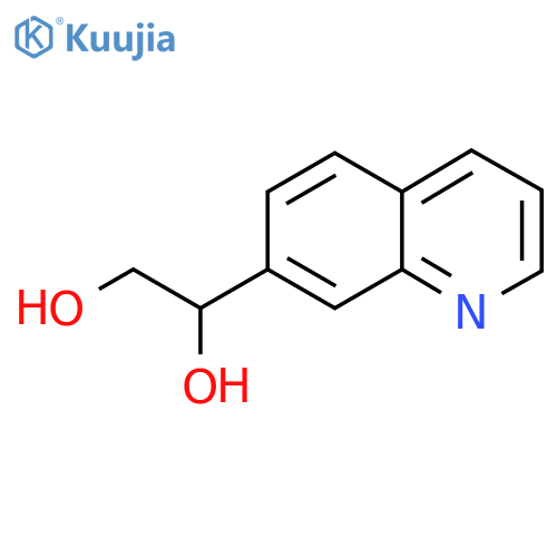 1-(Quinolin-7-yl)ethane-1,2-diol structure