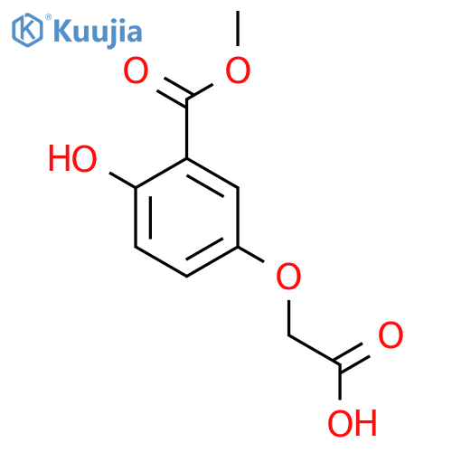 2-4-hydroxy-3-(methoxycarbonyl)phenoxyacetic acid structure