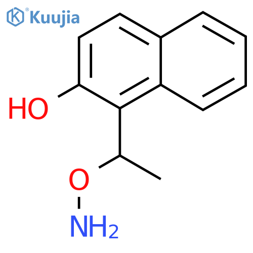 1-1-(aminooxy)ethylnaphthalen-2-ol structure