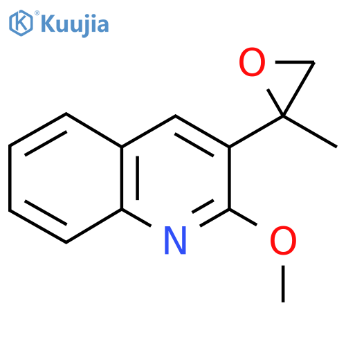 2-methoxy-3-(2-methyloxiran-2-yl)quinoline structure