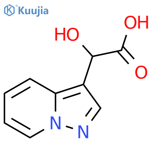 2-hydroxy-2-{pyrazolo1,5-apyridin-3-yl}acetic acid structure