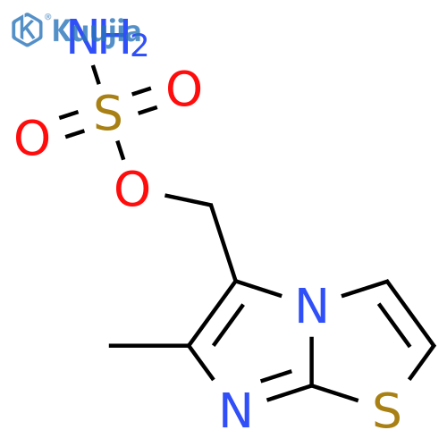{6-Methylimidazo[2,1-b][1,3]thiazol-5-yl}methyl sulfamate structure