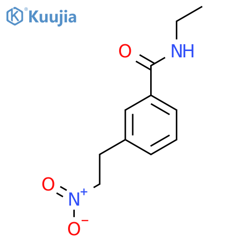 N-ethyl-3-(2-nitroethyl)benzamide structure
