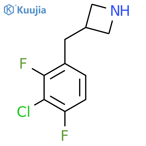 3-(3-chloro-2,4-difluorophenyl)methylazetidine structure