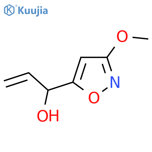 1-(3-methoxy-1,2-oxazol-5-yl)prop-2-en-1-ol structure