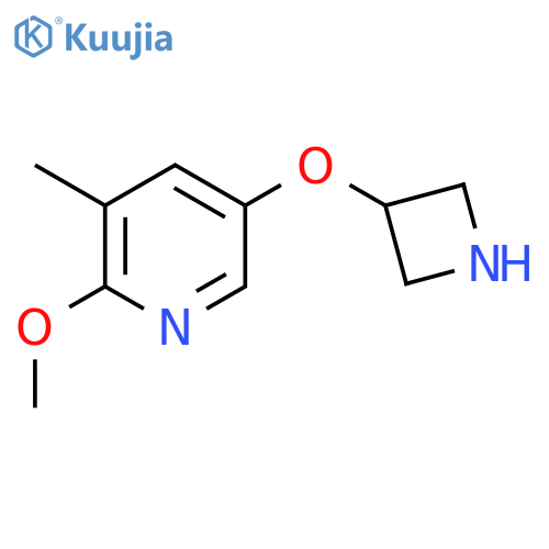 5-(azetidin-3-yloxy)-2-methoxy-3-methylpyridine structure
