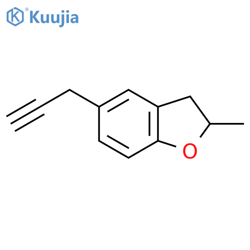 2-methyl-5-(prop-2-yn-1-yl)-2,3-dihydro-1-benzofuran structure