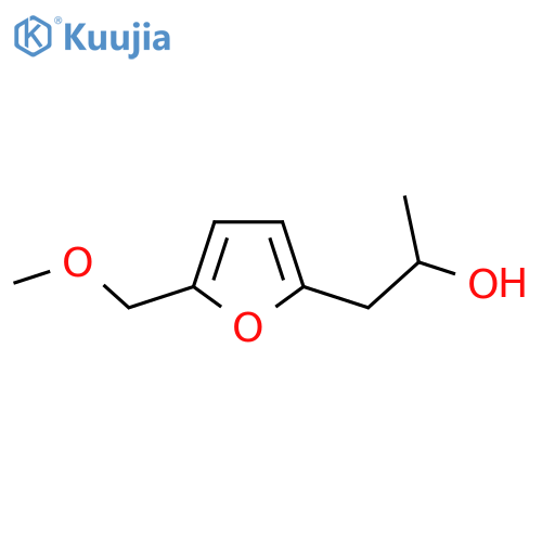 1-5-(methoxymethyl)furan-2-ylpropan-2-ol structure