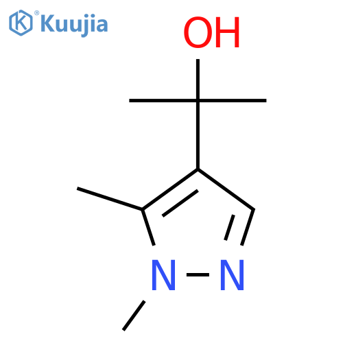 2-(1,5-dimethyl-1H-pyrazol-4-yl)propan-2-ol structure