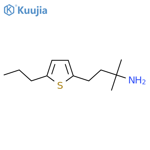 2-methyl-4-(5-propylthiophen-2-yl)butan-2-amine structure