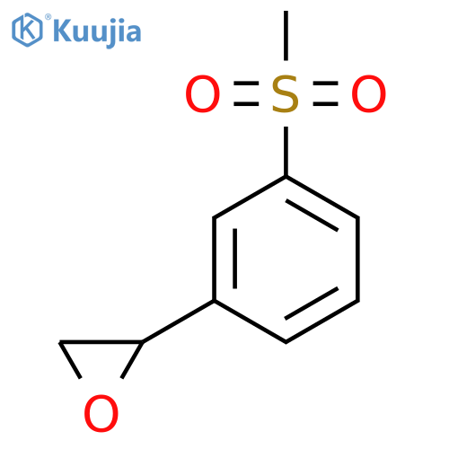 2-(3-methanesulfonylphenyl)oxirane structure