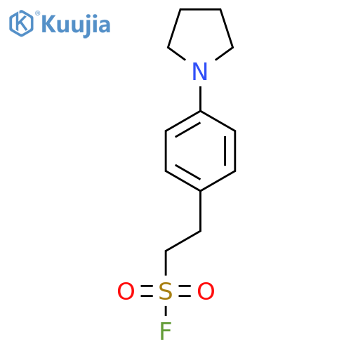 2-4-(pyrrolidin-1-yl)phenylethane-1-sulfonyl fluoride structure