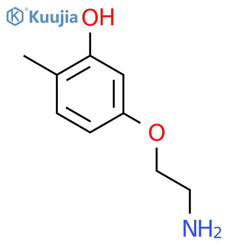 5-(2-aminoethoxy)-2-methylphenol structure