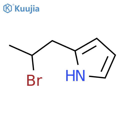 2-(2-bromopropyl)-1H-pyrrole structure
