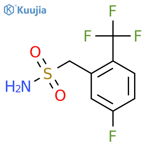 5-fluoro-2-(trifluoromethyl)phenylmethanesulfonamide structure