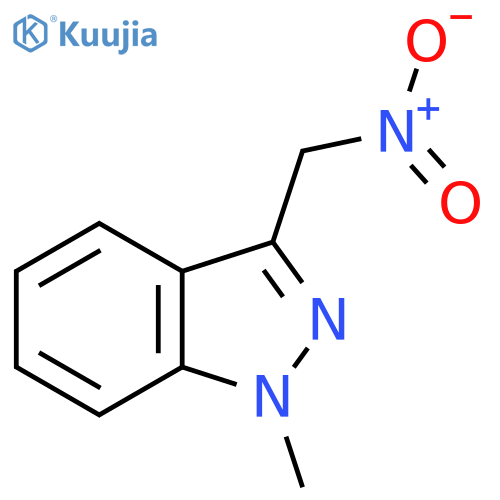 1-methyl-3-(nitromethyl)-1H-indazole structure