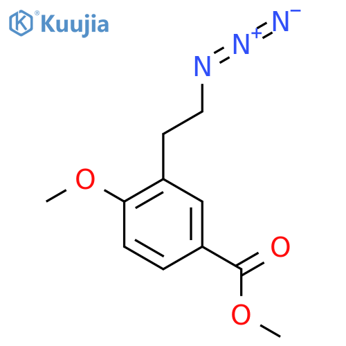 methyl 3-(2-azidoethyl)-4-methoxybenzoate structure