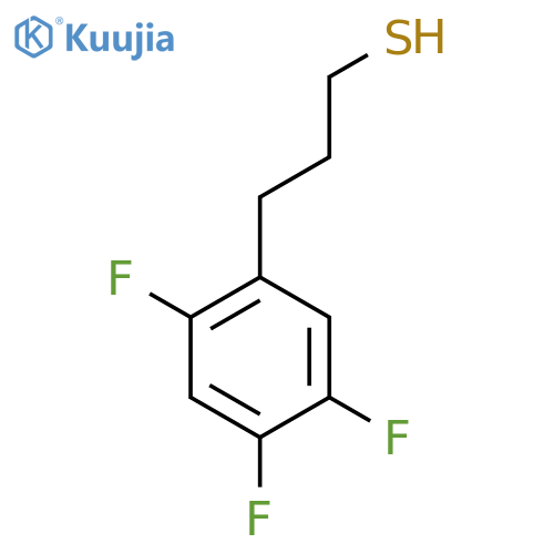 3-(2,4,5-trifluorophenyl)propane-1-thiol structure