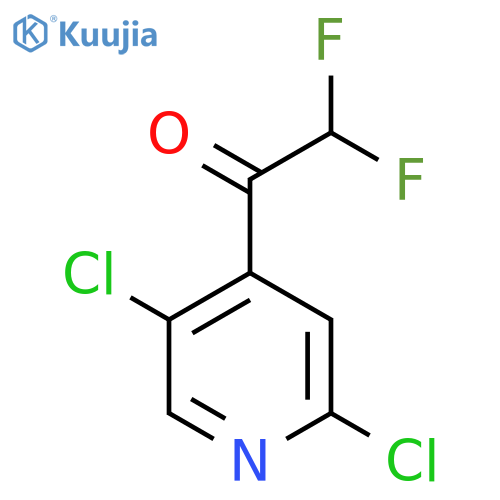 1-(2,5-Dichloropyridin-4-yl)-2,2-difluoroethan-1-one structure