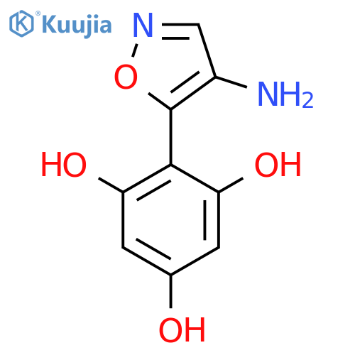 2-(4-amino-1,2-oxazol-5-yl)benzene-1,3,5-triol structure