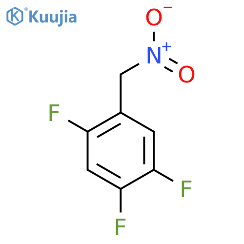 1,2,4-trifluoro-5-(nitromethyl)benzene structure