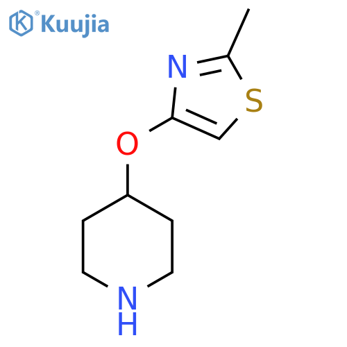 4-(2-methyl-1,3-thiazol-4-yl)oxypiperidine structure