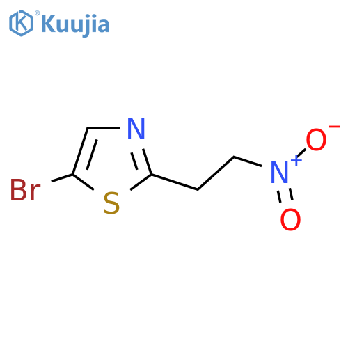5-bromo-2-(2-nitroethyl)-1,3-thiazole structure