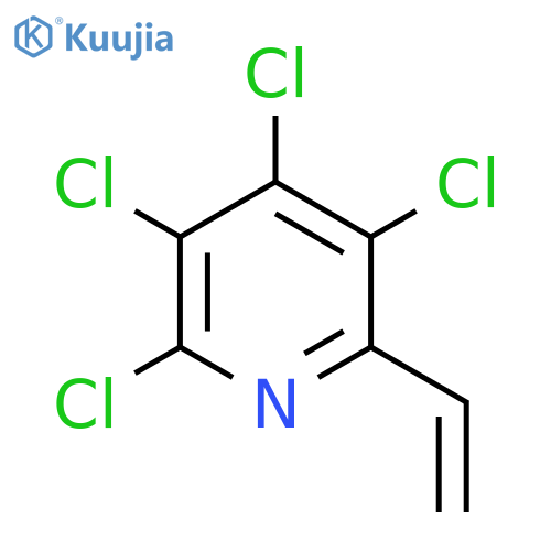 2,3,4,5-tetrachloro-6-ethenylpyridine structure