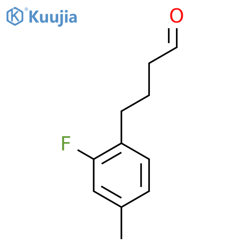 4-(2-Fluoro-4-methylphenyl)butanal structure