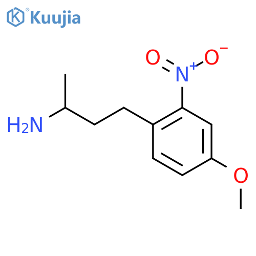 4-(4-Methoxy-2-nitrophenyl)butan-2-amine structure