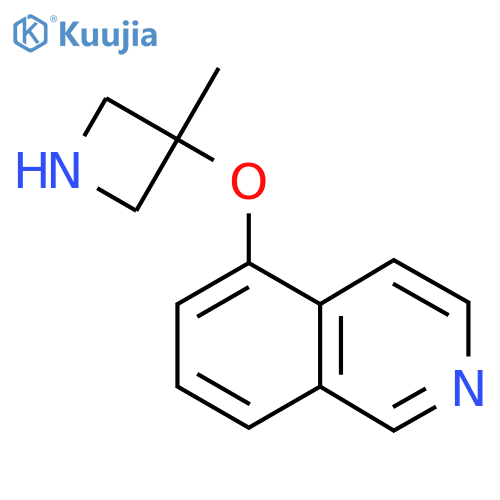 5-(3-methylazetidin-3-yl)oxyisoquinoline structure