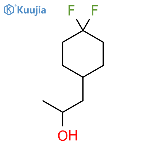 1-(4,4-difluorocyclohexyl)propan-2-ol structure