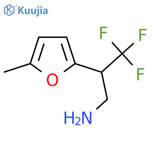3,3,3-trifluoro-2-(5-methylfuran-2-yl)propan-1-amine structure