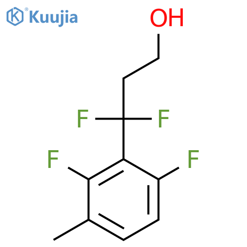 3-(2,6-difluoro-3-methylphenyl)-3,3-difluoropropan-1-ol structure