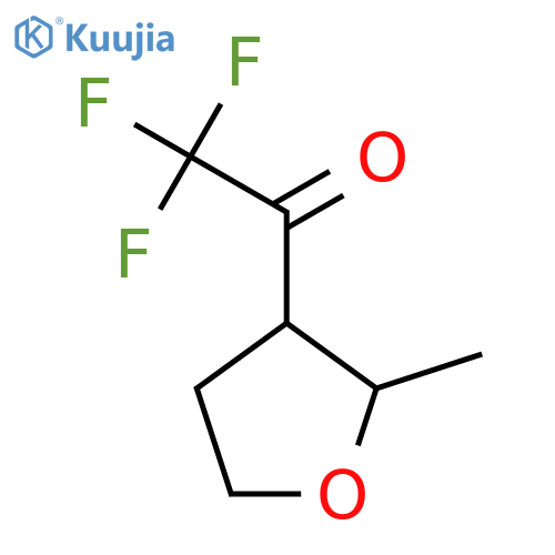 2,2,2-Trifluoro-1-(2-methyloxolan-3-yl)ethan-1-one structure