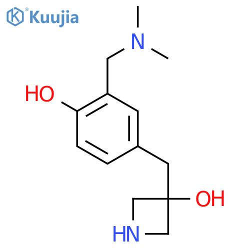 3-({3-(dimethylamino)methyl-4-hydroxyphenyl}methyl)azetidin-3-ol structure