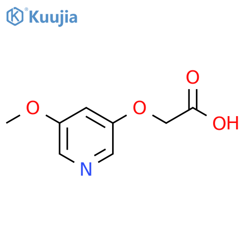 2-(5-methoxypyridin-3-yl)oxyacetic acid structure