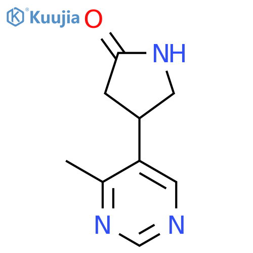 4-(4-methylpyrimidin-5-yl)pyrrolidin-2-one structure