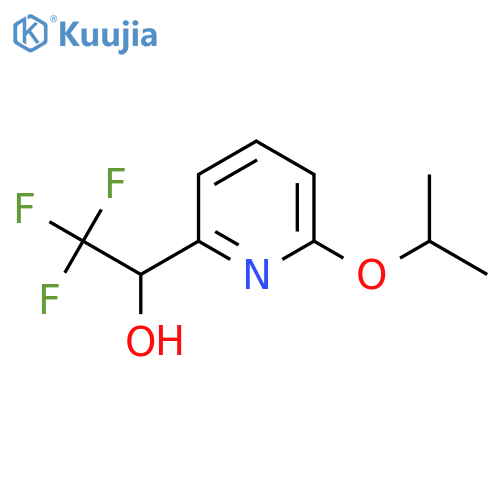 2,2,2-trifluoro-1-6-(propan-2-yloxy)pyridin-2-ylethan-1-ol structure