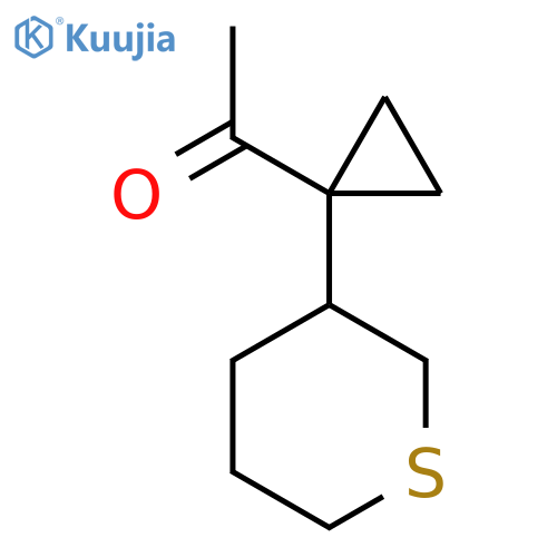 1-1-(thian-3-yl)cyclopropylethan-1-one structure
