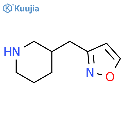 3-(3-isoxazolylmethyl)-Piperidine structure