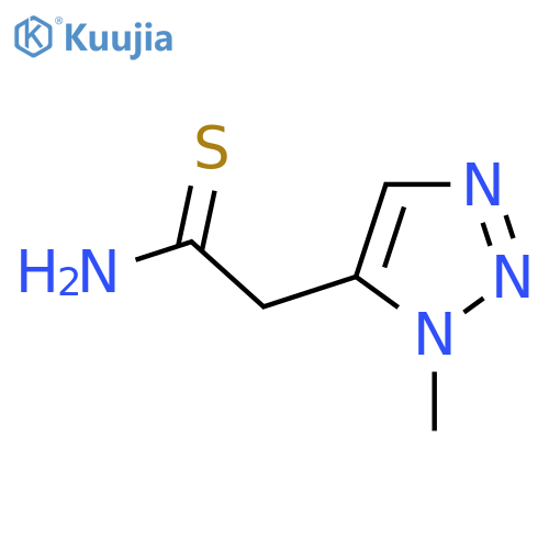 2-(1-methyl-1H-1,2,3-triazol-5-yl)ethanethioamide structure